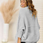 Open Front Cardigan with Pockets - Deals DejaVu