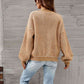 V-Neck Dropped Shoulder Cardigan