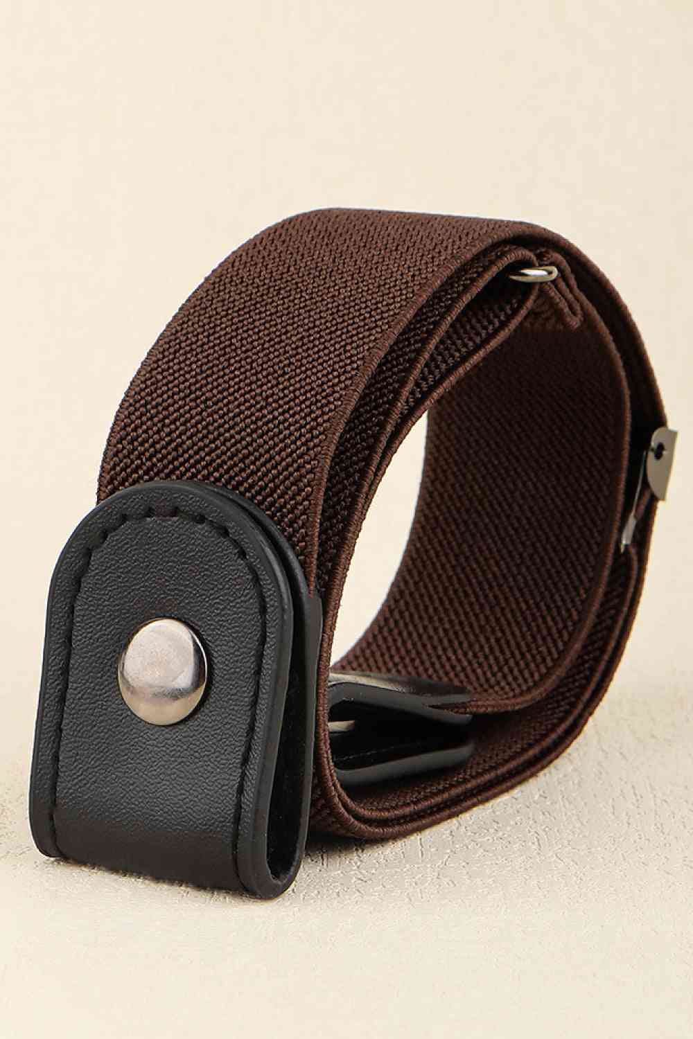 PU Elastic Snap Closure Belt (BFD) T - Deals DejaVu