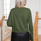 Cable-Knit Round Neck Long Sleeve Sweater - Deals DejaVu