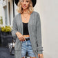 Open Front Cardigan with Pockets