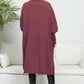 Open Front Dropped Shoulder Cardigan - Deals DejaVu