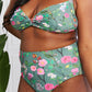 Marina West Swim Take A Dip Twist High-Rise Bikini in Sage (TB9D) T