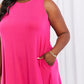 Zenana Full Size Still In Love Sleeveless Midi Dress (WS06) T