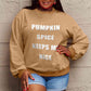 Simply Love Full Size Letter Graphic Sweatshirt