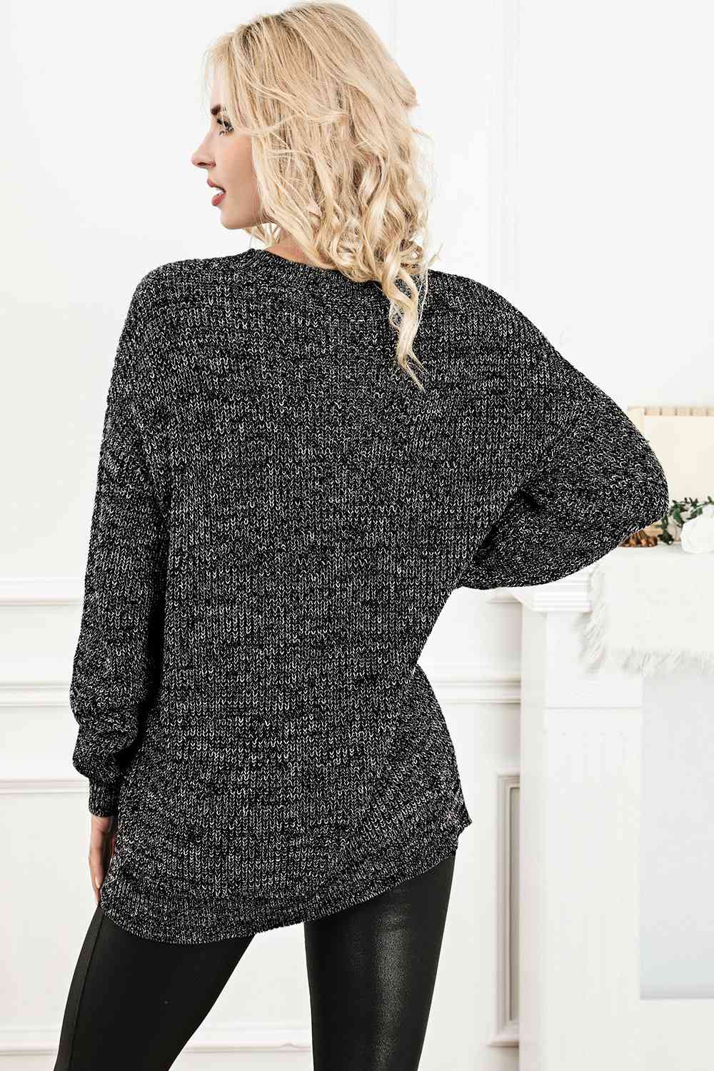 Round Neck Long Sleeve Sweater