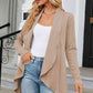 Open Front Long Sleeve Cardigan - Deals DejaVu