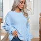 Dropped Shoulder Long Sleeve Sweater