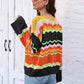 Openwork Round Neck Knit Top