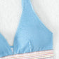Contrast Textured High Cut Swim Set (TB13D) T