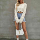 Round Neck Long Sleeve Cropped Sweater - Deals DejaVu