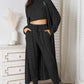 Tank, Pants, and Cardigan Set with Pockets (BFD) T - Deals DejaVu