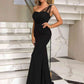 Rhinestone One-Shoulder Formal Dress (BWM) T - Deals DejaVu