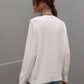 Double Take Fringe Detail Ribbed Trim Sweater - Deals DejaVu