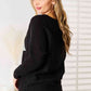 Double Take Sequin Graphic Dolman Sleeve Knit Top - Deals DejaVu