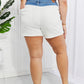 Judy Blue Desiree Full Size High Waisted Two-Tone Shorts (TBL2) T