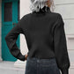 Turtleneck Dropped Shoulder Sweater