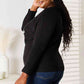 Double Take Sequin Graphic Dolman Sleeve Knit Top - Deals DejaVu