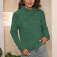Asymmetrical Neck Long Sleeve Pullover Sweater - Deals DejaVu