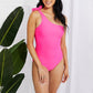 Marina West Swim Deep End One-Shoulder One-Piece Swimsuit (TB10D) T - Deals DejaVu