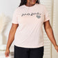Simply Love MAMA Heart Graphic T-Shirt