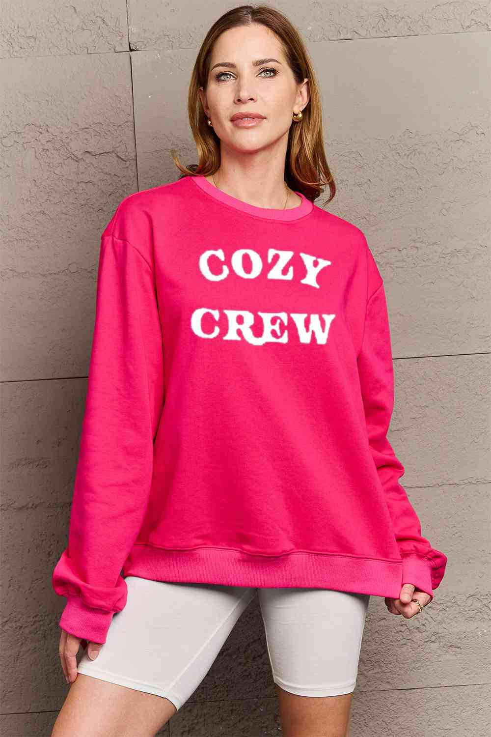 Simply Love Full Size COZY GREW Graphic Sweatshirt