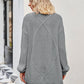 Open Front Cardigan with Pockets