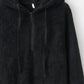 Quarter-Zip Drawstring Teddy Hoodie (BFD) T - Deals DejaVu