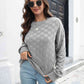 Round Neck Dropped Shoulder Sweater - Deals DejaVu