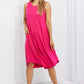 Zenana Full Size Still In Love Sleeveless Midi Dress (WS06) T