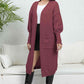 Open Front Dropped Shoulder Cardigan - Deals DejaVu