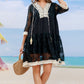 Tassel Spliced Lace Cover Up (TB11D) T