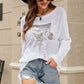 Sequin Graphic Dolman Sleeve Knit Top - Deals DejaVu