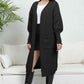 Open Front Dropped Shoulder Cardigan - Deals DejaVu