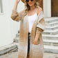 Gradient Open Front Cardigan - Deals DejaVu