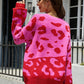 Leopard Drop Shoulder Sweater