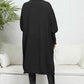 Open Front Dropped Shoulder Cardigan - Deals DejaVu