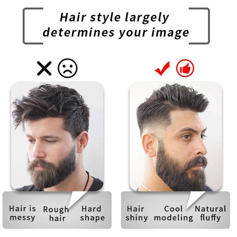 Hair clay high hold low shine hair wax natural look for man - fashion hair style 80g best styling strong hold daily use (BD3)(1U45)