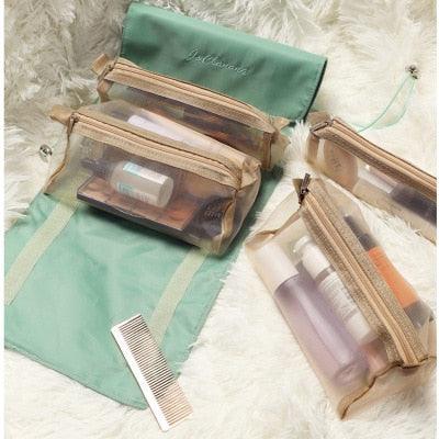 Portable Makeup Bags - Multifunctional Travel Large Hanging Folding Storage Bag (LT5)
