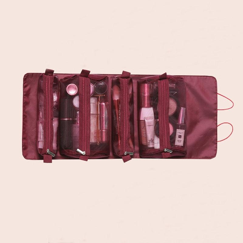 Portable Makeup Bags - Multifunctional Travel Large Hanging Folding Storage Bag (LT5)