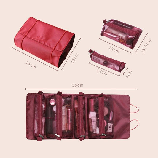 Portable Makeup Bags - Multifunctional Travel Large Hanging Folding Storage Bag (LT5)