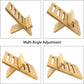 Great Bamboo Adjustable Tablet Stand Multi-angle Portable Holder for iPad or Cellphones (TLC2)