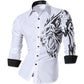 Spring Autumn Features Shirts - Men Casual Shirt - New Arrival Long Sleeve Casual Slim Fit (TM1)(CC1)(F8)