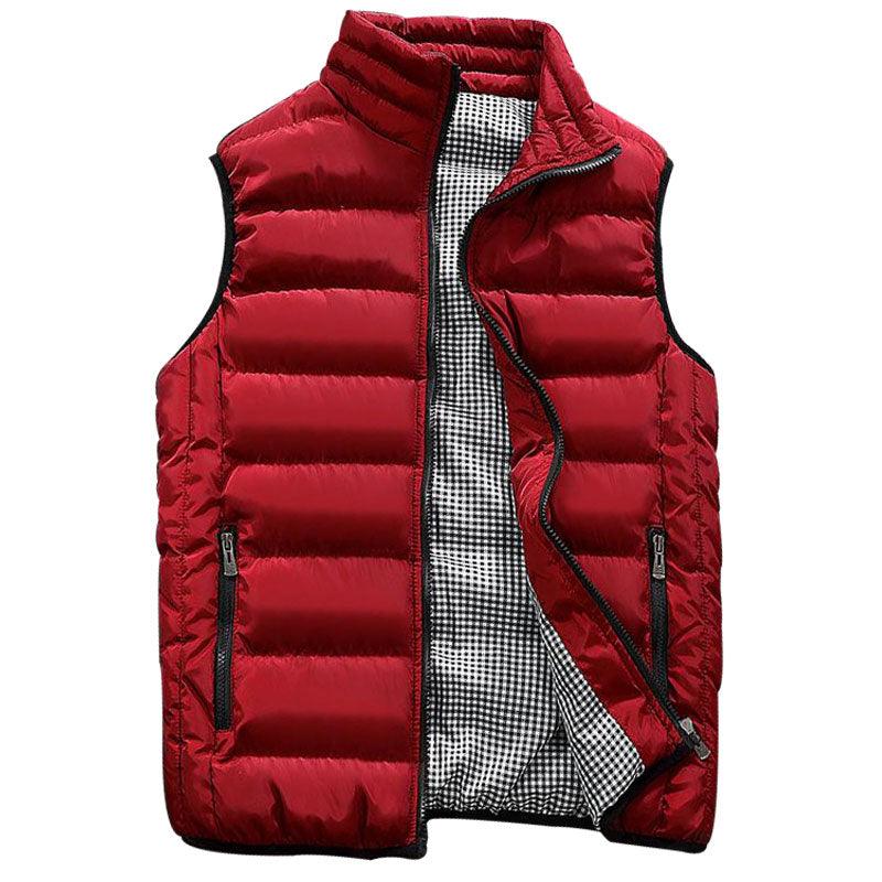 Men'S Rain Jacket, Outdoor Casual Full Zipper Stand Collar Padded Vest Coats  Sleeveless Jacket Puffer Vest Winter Jackets For Men With Hood Jackets  Lightweight Jacket Coat (L, Khaki) at Amazon Men's Clothing