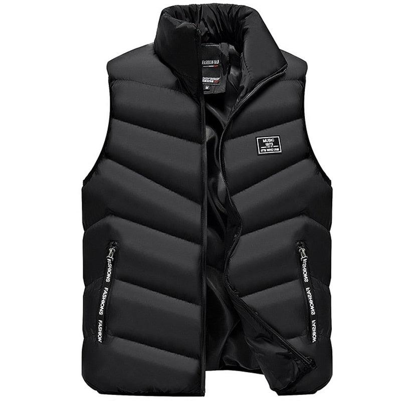 Men Winter Jackets Vests - Thick Sleeveless Jacket Coats - New Warm Waistcoat (T3M)