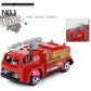 6PCS/Set Firefighter ,Fire Fighting, Truck Engine, Helicopter Control Operator Protection Fireman Kids Toys (3X2)(5X2)
