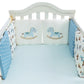 Comfortable Baby Bed Cartoon Bumpers - Bed Crib Cotton Infant Bumper 6pcs/Set Bedding set (3X1)