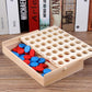 Newest Connect Blue Red Four In A Row , 4 In A Line Board Funny Family Parties Classic Bingo Games - Wood Entertainment (7X2)