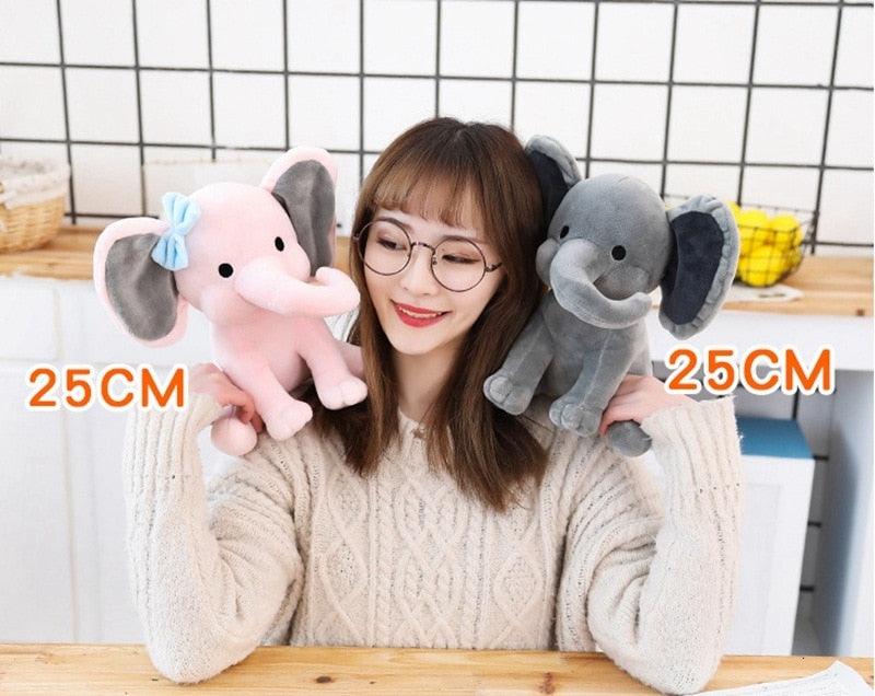 Gorgeous 35CM Small Elephant Plush - Baby Soft Toys - Cute Birthday Gift - Animal Pillow Stuffed Doll (3X4)(D2)(9X2)