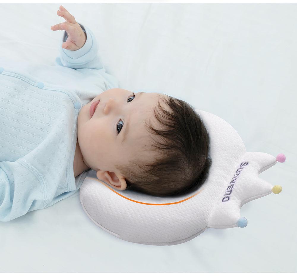 Baby Pillow Infant Newborn Sleep Support - Concave Cartoon Pillow Cushion Prevent Flat Head (3X1)